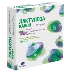 Лактулоза Канон сироп 667 мг/мл 15 мл 10 шт.