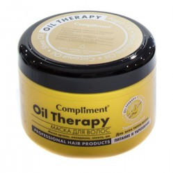 Маска для волос Compliment Оил Терапи для всех типов волос с маслом арганы макадамии кокоса ши для всех типов волос питание и укрепление 500 мл