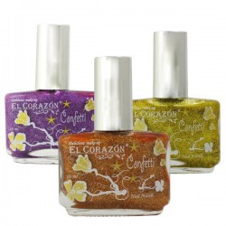 Лак для ногтей El Corazon Конфетти нэйл полиш фактурный 16 мл 512a