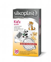 Лейкопластырь бактерицидный, Silkoplast (Силкопласт) 20 шт кидс