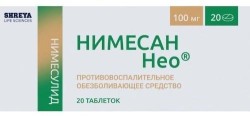 Нимесан Нео, таблетки 100 мг 20 шт